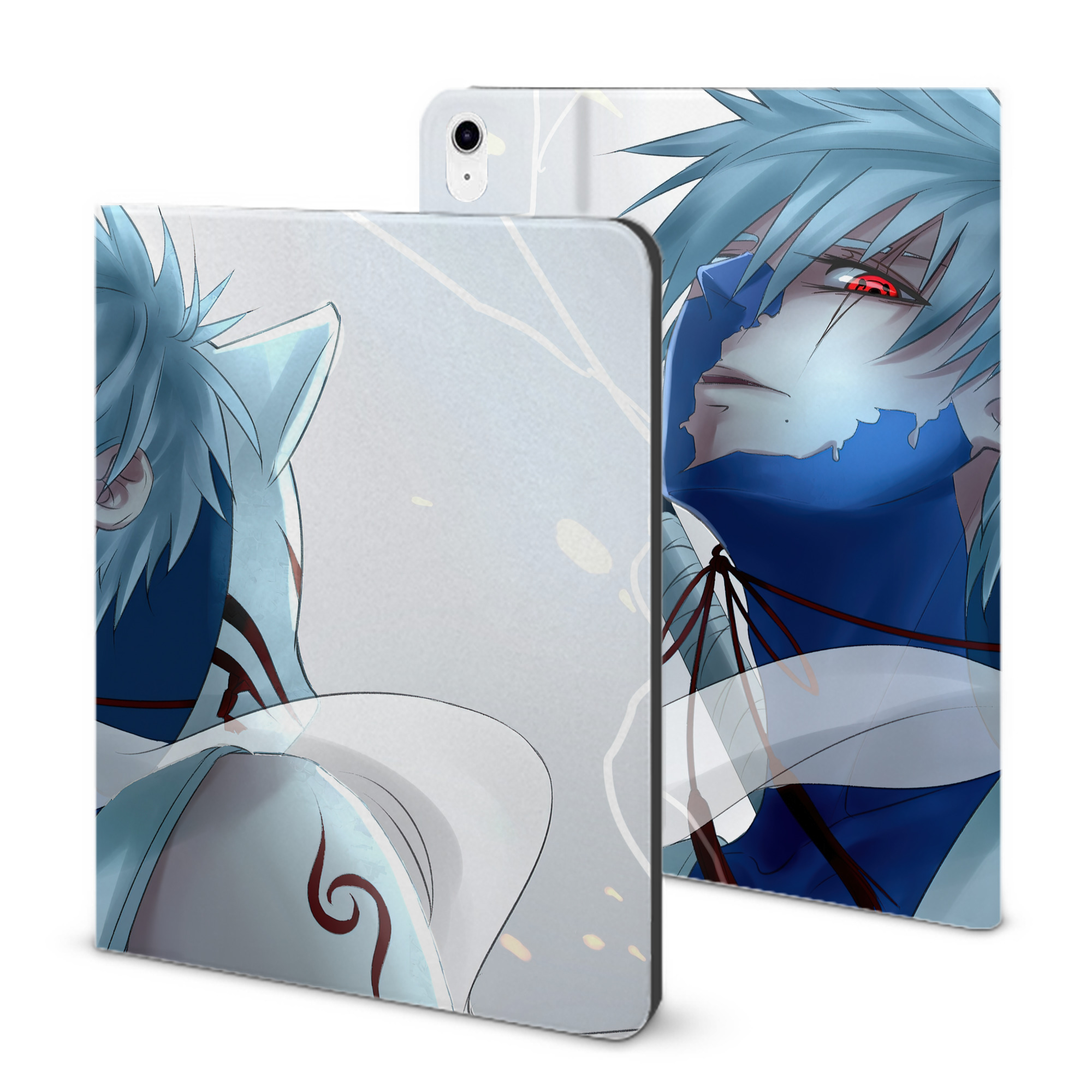 （画像用） NARUTO -ナルト- NARUTO -ナルト- 疾風伝 IPad ケース ブック型 PUレザー TPU 耐衝撃 軽量 薄型 ペン収納なし 全面保護 IPad 各モデル対応